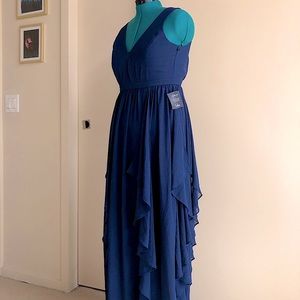 Lulu’s Navy Blue maxi dress/gown